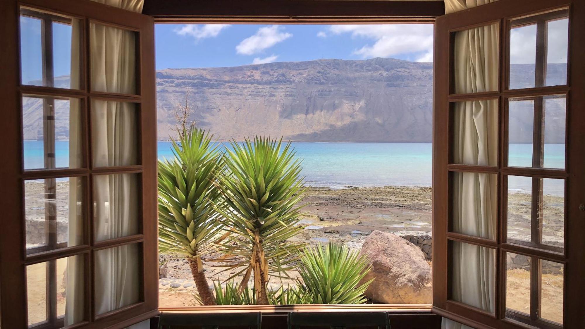 カレタ・デル・セボ Flor De Cactus, La Graciosaヴィラ エクステリア 写真