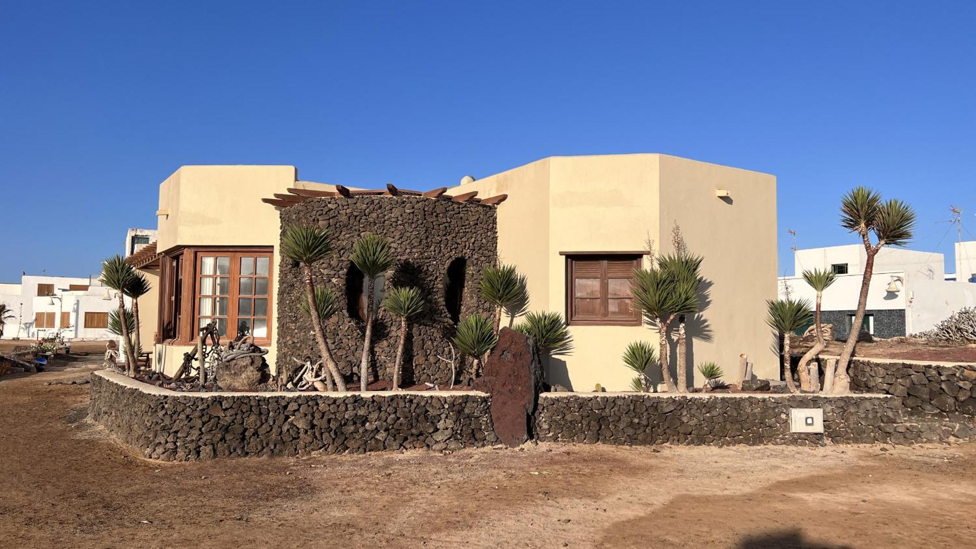 カレタ・デル・セボ Flor De Cactus, La Graciosaヴィラ エクステリア 写真